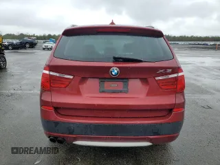 2011 BMW X3 35i with VIN 5UXWX7C5XBL735445, listed as a Copart auction lot 52239125 with 136,990 mi miles and Clean Title. Bid and sale history available at DreamBid. Image 6.