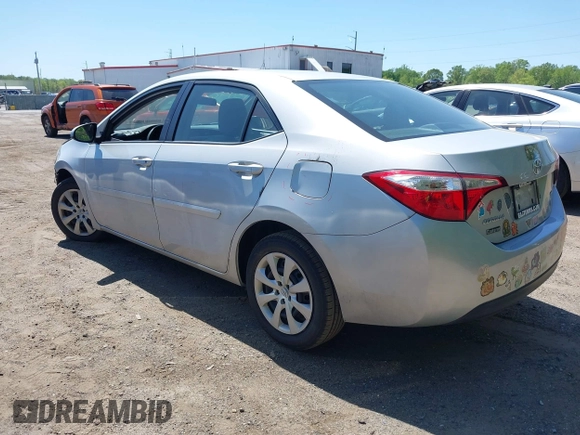 2016 Toyota Corolla L with VIN 2T1BURHE3GC626062, listed as a IAAI auction lot 42119885 with 62,586 mi miles and . Bid and sale history available at DreamBid. Image 3.