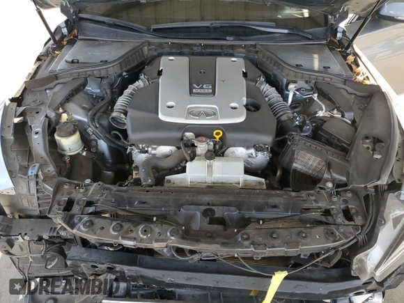 2015 Infiniti Q50 Premium with VIN JN1BV7AP4FM332073, listed as a Copart auction lot 46950325 with 66,587 mi miles and Salvage Title. Bid and sale history available at carsss.com. Image 11.