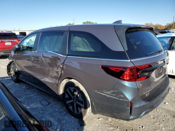 2025 Honda Odyssey EX-L with VIN 5FNRL6H68SB010600, listed as a Copart auction lot 84069294 with Not Provided miles and Salvage Title. Bid and sale history available at carsss.com. Image 2.