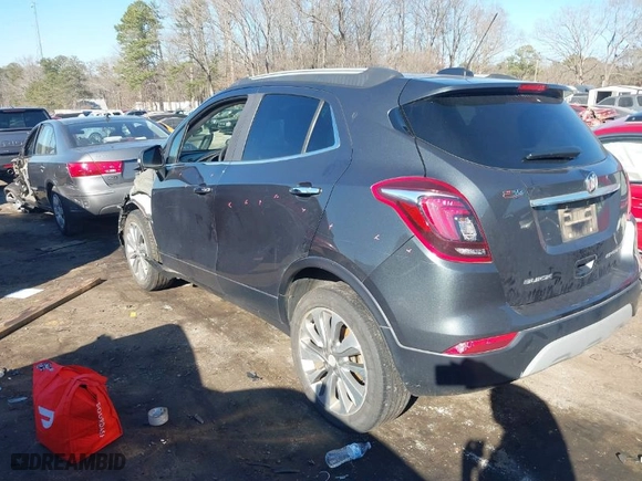 2018 Buick Encore Preferred with VIN KL4CJASB8JB619962, listed as a IAAI auction lot 41675481 with 157,033 mi miles. Bid and sale history available at carsss.com. Image 3.