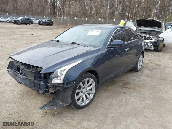 2017 Cadillac ATS Sedan RWD with VIN 1G6AA5RX1H0208370, listed as a IAAI auction lot 41814508 with 42,997 mi miles. Bid and sale history available at carsss.com. Image 2.