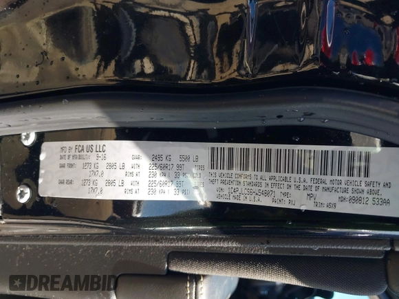 2017 Jeep Cherokee Latitude с VIN 1C4PJLCS6HW548071, выставлен на аукционе IAAI как лот 41679113 с пробегом 79 491 миль миль и . История ставок и продаж доступна на DreamBid. Изображение 9.
