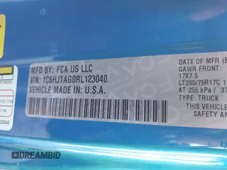 2024 Jeep Gladiator Willys z VIN 1C6HJTAG0RL123040, wystawiony jako IAAI lot #41849222 z przebiegiem 14 989 mil mil oraz . Historia ofert i sprzedaży dostępna na DreamBid. Obrazek 9.