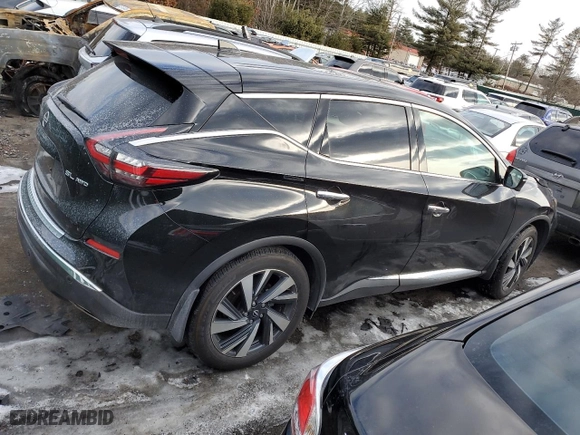 2023 Nissan Murano SL with VIN 5N1AZ2CS6PC126158, listed as a Copart auction lot 42847175 with 11,192 mi miles and Salvage Title. Bid and sale history available at carsss.com. Image 3.