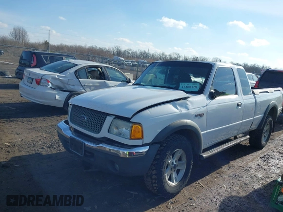 2002 Ford Ranger XL Fleet with VIN 1FTZR45E12PA04318, listed as a IAAI auction lot 41400328 with 281,077 mi miles. Bid and sale history available at carsss.com. Image 6.