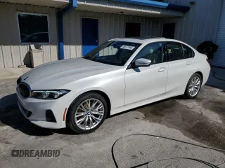 2023 BMW 3 Series 330i with VIN 3MW69FF09P8D54364, listed as a Copart auction lot 48672565 with 11,857 mi miles and Salvage Title. Bid and sale history available at carsss.com. Image 1.