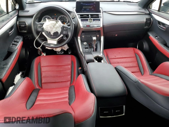 2019 Lexus NX 300 with VIN JTJBARBZ3K2189396, listed as a Copart auction lot 56376625 with 36,331 mi miles and Salvage Title. Bid and sale history available at DreamBid. Image 8.