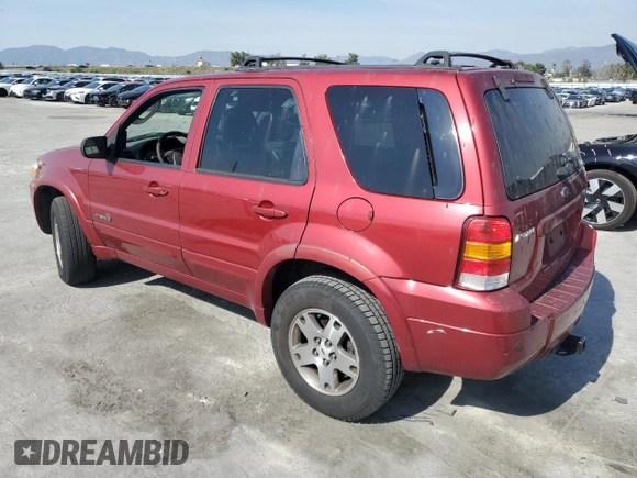 2006 Ford Escape Hybrid with VIN 1FMCU95H36KA25925, listed as a Copart auction lot 50034395 with Not provided miles and Salvage title. Bid and sale history available at DreamBid. Image 2.