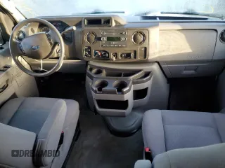 2014 Ford Econoline Passenger XL with VIN 1FBNE3BL2EDA40620, listed as a Copart auction lot 74464474 with 76,388 mi miles and Salvage Title. Bid and sale history available at carsss.com. Image 8.