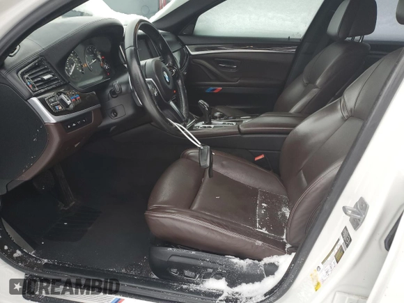 2015 BMW 5 Series 550i with VIN WBAKN9C55FD960970, listed as a Copart auction lot 84994434 with 105,593 mi miles and Salvage title. Bid and sale history available at DreamBid. Image 7.