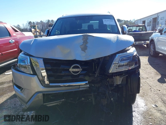 2023 Nissan Armada SV with VIN JN8AY2AC9P9181739, listed as a IAAI auction lot 41351645 with 11,145 mi miles. Bid and sale history available at carsss.com. Image 6.