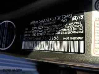 2012 Mercedes-Benz E-Class E 350 Luxury BlueTEC with VIN WDDHF2EB6CA643156, listed as a Copart auction lot 51621925 with 249,869 mi miles and Salvage Title. Bid and sale history available at carsss.com. Image 13.