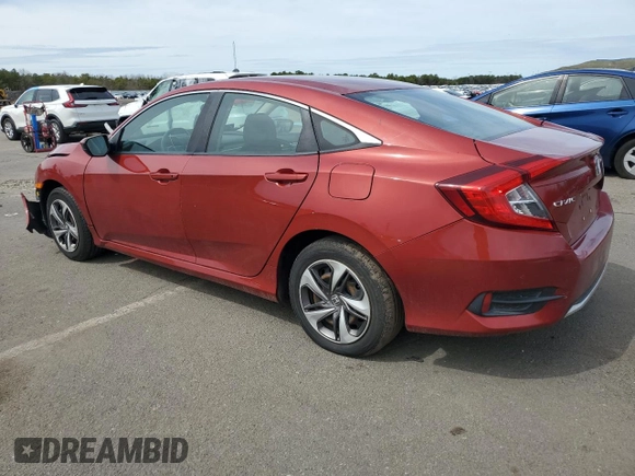 2019 Honda Civic Sedan LX with VIN 19XFC2F69KE026826, listed as a Copart auction lot 46925745 with 112,561 mi miles and Salvage Title. Bid and sale history available at carsss.com. Image 2.