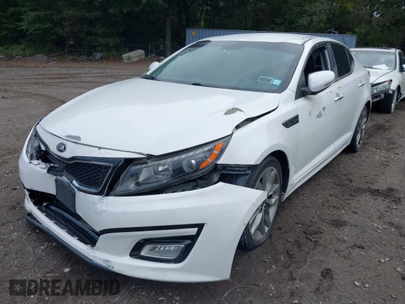 2014 Kia Optima SXL Turbo with VIN 5XXGR4A65EG263055, listed as a IAAI auction lot 40468453 with 93,494 mi miles and . Bid and sale history available at DreamBid. Image 6.