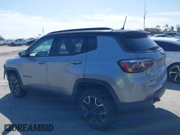 2019 Jeep Compass Trailhawk with VIN 3C4NJDDBXKT627350, listed as a IAAI auction lot 41803263 with 63,768 mi miles and . Bid and sale history available at DreamBid. Image 14.