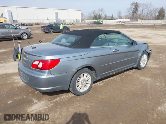 2008 Chrysler Sebring Touring with VIN 1C3LC55R88N247617, listed as a IAAI auction lot 41769272 with 144,380 mi miles and . Bid and sale history available at DreamBid. Image 4.