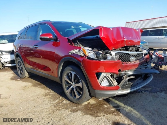 2016 Kia Sorento EX with VIN 5XYPH4A10GG102800, listed as a IAAI auction lot 41769983 with 197,607 mi miles. Bid and sale history available at carsss.com. Image 1.