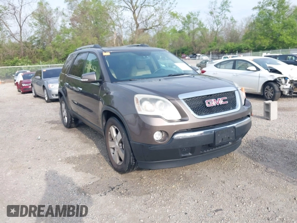 2011 GMC Acadia SLT1 with VIN 1GKKVRED1BJ176096, listed as a IAAI auction lot 42136262 with 95,756 mi miles and . Bid and sale history available at DreamBid. Image 1.