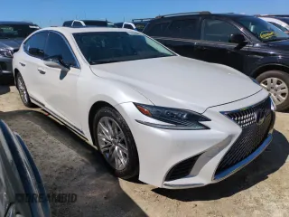 2019 Lexus LS with VIN JTHB51FF4K5008165, listed as a Copart auction lot 73725824 with 0 mi miles and Non Repairable. Bid and sale history available at carsss.com. Image 4.