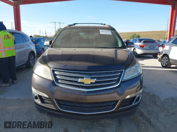 2015 Chevrolet Traverse LT with VIN 1GNKRHKD3FJ206601, listed as a IAAI auction lot 41855672 with 156,105 mi miles and . Bid and sale history available at DreamBid. Image 12.