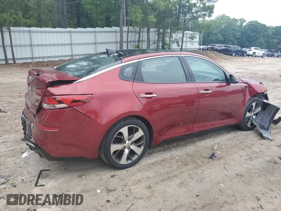 2020 Kia Optima SE with VIN 5XXGT4L30LG412845, listed as a Copart auction lot 59917475 with 77,400 mi miles and Salvage title. Bid and sale history available at DreamBid. Image 3.
