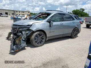 2024 Chevrolet Equinox RS with VIN 3GNAXMEG3RS109031, listed as a Copart auction lot 62657265 with Not provided miles and Non repairable. Bid and sale history available at DreamBid. Image 1.