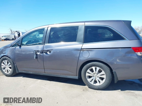 2015 Honda Odyssey EX-L with VIN 5FNRL5H66FB063215, listed as a IAAI auction lot 41846532 with 153,048 mi miles and . Bid and sale history available at carsss.com. Image 6.