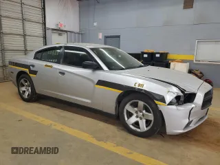 2013 Dodge Charger Police with VIN 2C3CDXAT6DH642327, listed as a Copart auction lot 50945865 with 179,229 mi miles and Salvage Title. Bid and sale history available at DreamBid. Image 4.