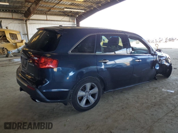 2012 Acura MDX Tech/Entertainment Pkg with VIN 2HNYD2H40CH505461, listed as a Copart auction lot 49404335 with 111,015 mi miles and Salvage Title. Bid and sale history available at carsss.com. Image 3.