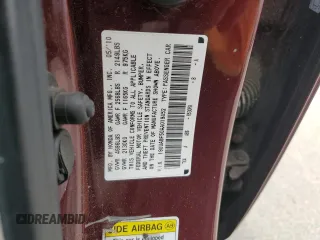 2010 Acura TL Tech with VIN 19UUA8F50AA019452, listed as a Copart auction lot 53091305 with 212,605 mi miles and Salvage Title. Bid and sale history available at carsss.com. Image 12.