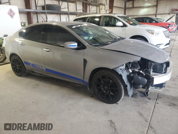 2016 Dodge Dart SXT Sport with VIN 1C3CDFFA5GD819551, listed as a Copart auction lot 43576335 with 85,226 mi miles and Salvage Title. Bid and sale history available at carsss.com. Image 4.