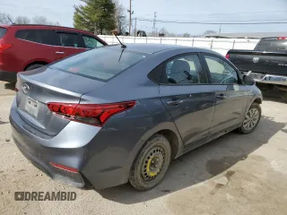 2020 Hyundai Accent SE with VIN 3KPC24A64LE107081, listed as a Copart auction lot 44814583 with 0 mi miles. Bid and sale history available at carsss.com. Image 3.