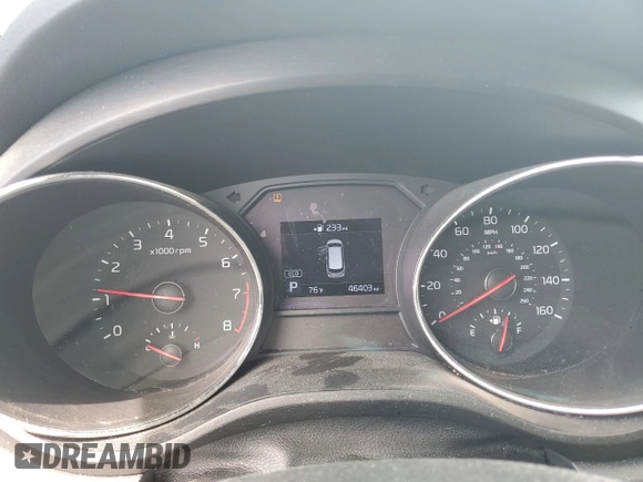 2021 Kia Sedona LX with VIN KNDMB5C16M6671642, listed as a Copart auction lot 49135565 with 46,403 mi miles and Salvage Title. Bid and sale history available at DreamBid. Image 9.