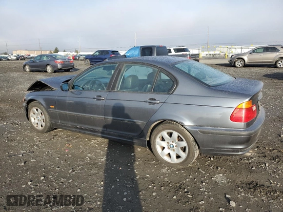 2001 BMW 3 Series 325i with VIN WBAAV33461FU77470, listed as a Copart auction lot 80228054 with 0 mi miles and Salvage Title. Bid and sale history available at carsss.com. Image 2.