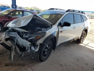 2025 Subaru Outback Wilderness z VIN 4S4BTGUD3S3214175, wystawiony jako Copart lot #61631315 z przebiegiem 1 512 mil mil oraz Szkoda całkowita • Salvage title. Historia ofert i sprzedaży dostępna na DreamBid. Obrazek 1.