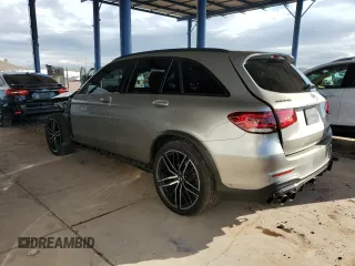2021 Mercedes-Benz GLC with VIN W1N0G6EB9MF991834, listed as a Copart auction lot 76403474 with 22,676 mi miles and Salvage Title. Bid and sale history available at carsss.com. Image 2.