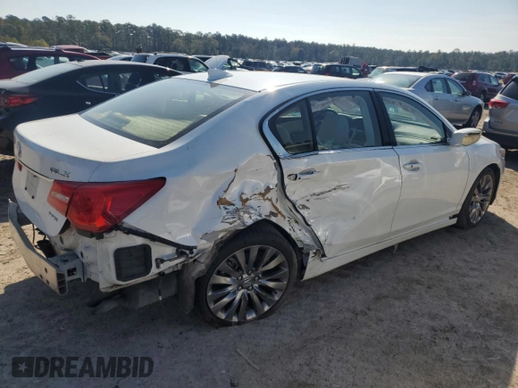 2016 Acura RLX Advance with VIN JH4KC1F94GC001767, listed as a Copart auction lot 79686294 with 51,404 mi miles and Salvage title. Bid and sale history available at DreamBid. Image 3.