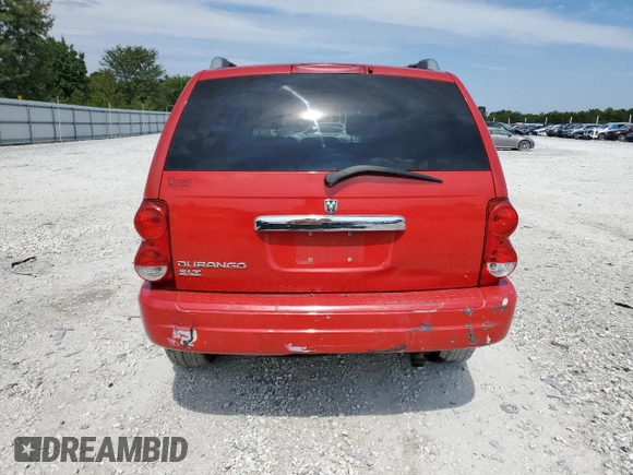 2006 Dodge Durango SLT with VIN 1D4HB48N36F150049, listed as a Copart auction lot 48958654 with 245,589 mi miles and Salvage title. Bid and sale history available at DreamBid. Image 6.