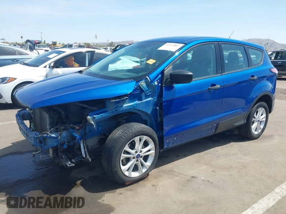 2017 Ford Escape S with VIN 1FMCU0F72HUE87370, listed as a IAAI auction lot 41972867 with 148,587 mi miles. Bid and sale history available at carsss.com. Image 18.