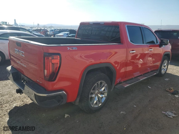 2022 GMC Sierra 1500 Limited SLT with VIN 3GTU9DET5NG182184, listed as a Copart auction lot 79754704 with 107,554 mi miles and Salvage Title. Bid and sale history available at carsss.com. Image 3.