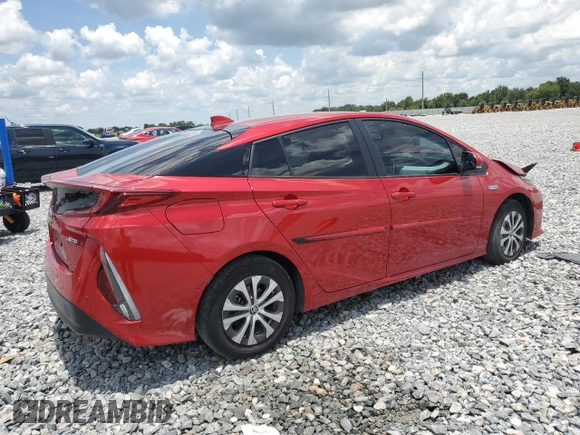 2021 Toyota Prius LE with VIN JTDKAMFP7M3192135, listed as a Copart auction lot 64205425 with 20,807 mi miles and Non repairable. Bid and sale history available at DreamBid. Image 3.