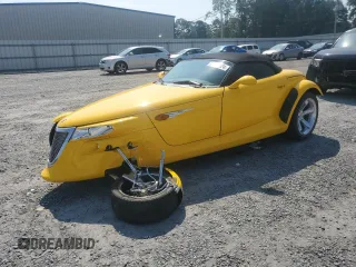 2000 Plymouth Prowler z VIN 1P3EW65G3YV606064, wystawiony jako Copart lot #69496324 z przebiegiem 36 048 mil mil oraz Szkody całkowita. Historia ofert i sprzedaży dostępna na DreamBid. Obrazek 1.