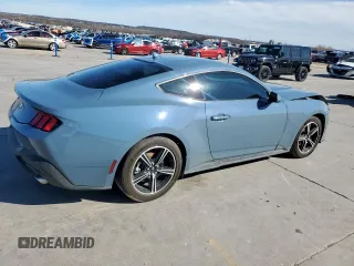 2024 Ford Mustang EcoBoost with VIN 1FA6P8TH3R5137767, listed as a Copart auction lot 47287715 with 10,448 mi miles and Salvage Title. Bid and sale history available at DreamBid. Image 3.