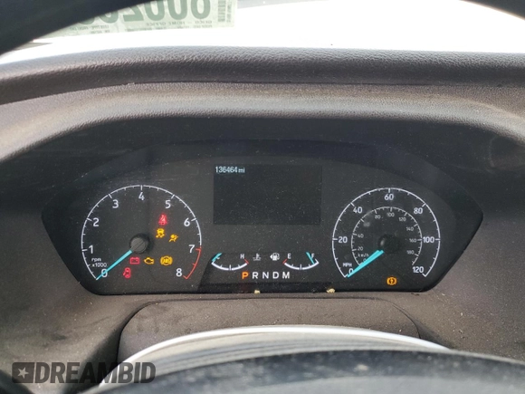 2023 Ford Transit Cargo with VIN 1FTBR2C8XPKA42105, listed as a Copart auction lot 80028384 with 136,464 mi miles and Salvage title. Bid and sale history available at DreamBid. Image 9.
