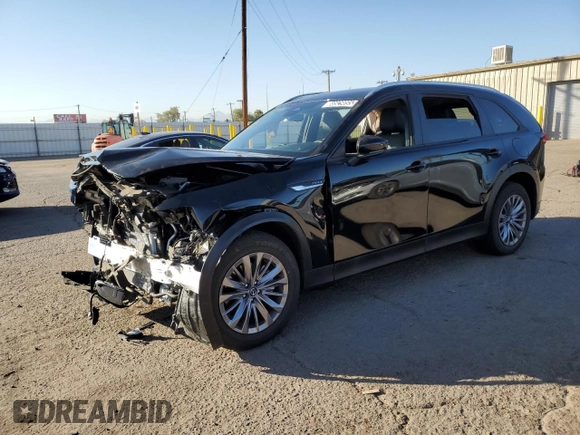 2025 Mazda CX-90 Select z VIN JM3KKAHD8S1194510, wystawiony jako Copart lot #45542565 z przebiegiem 5 828 mil mil oraz Szkoda całkowita • Salvage title. Historia ofert i sprzedaży dostępna na DreamBid. Obrazek 1.