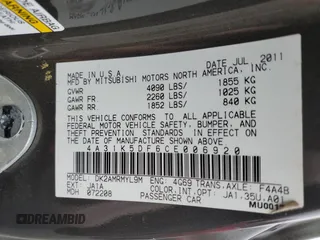 2012 Mitsubishi Eclipse GS with VIN 4A31K5DF6CE006920, listed as a Copart auction lot 76722134 with 83,706 mi miles and Salvage Title. Bid and sale history available at carsss.com. Image 12.