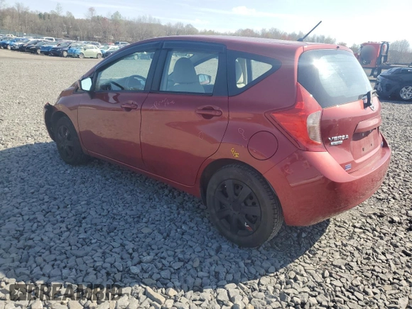 2015 Nissan Note SV with VIN 3N1CE2CP1FL379401, listed as a Copart auction lot 54121285 with 57,545 mi miles and Salvage Title. Bid and sale history available at DreamBid. Image 2.