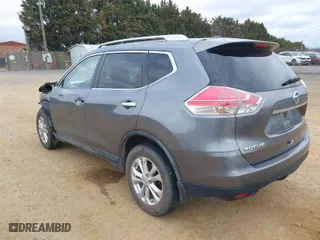 2015 Nissan Rogue S with VIN KNMAT2MV9FP549905, listed as a IAAI auction lot 41735722 with 188190 miles. Bid and sale history available at carsss.com. Image 3.