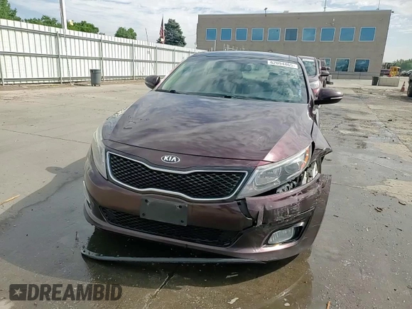2015 Kia Optima EX with VIN 5XXGN4A79FG409057, listed as a Copart auction lot 62094465 with 123,346 mi miles and Salvage title. Bid and sale history available at DreamBid. Image 13.